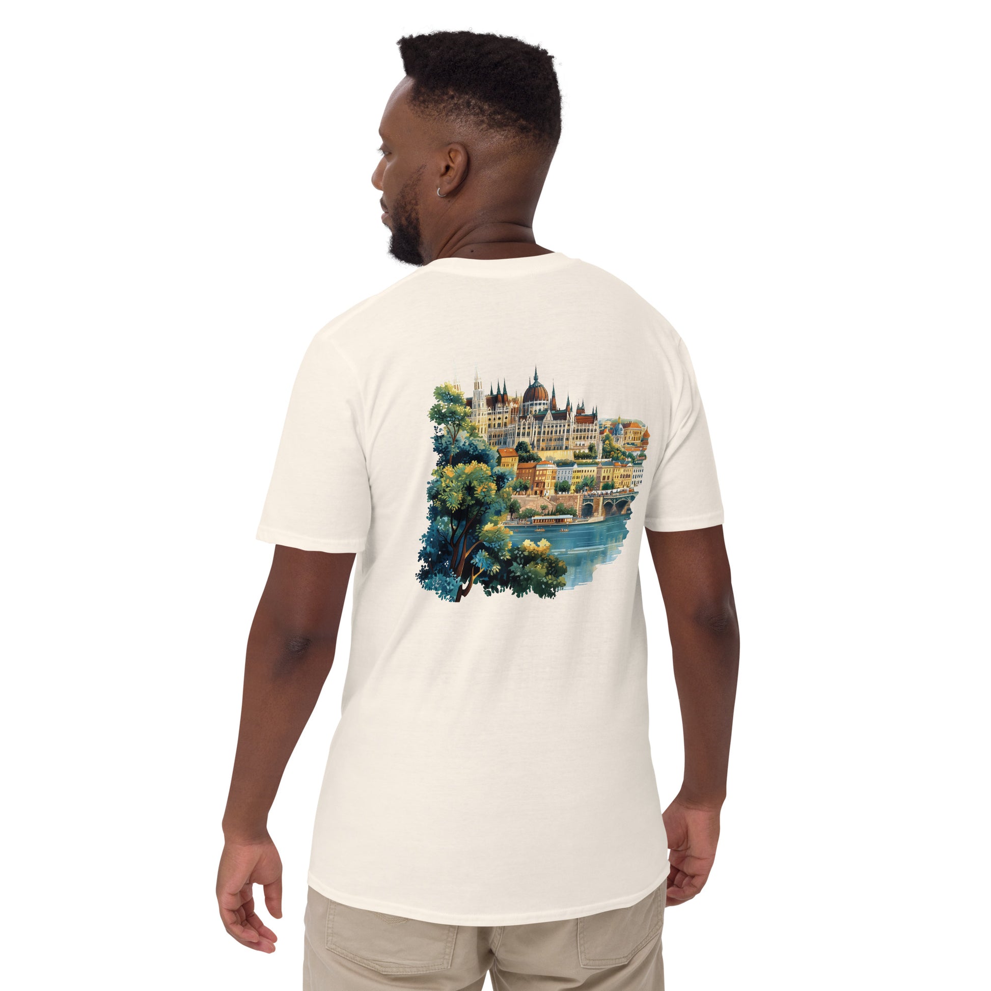 Budapest City Back Print Unisex T-Shirt - Swagodin