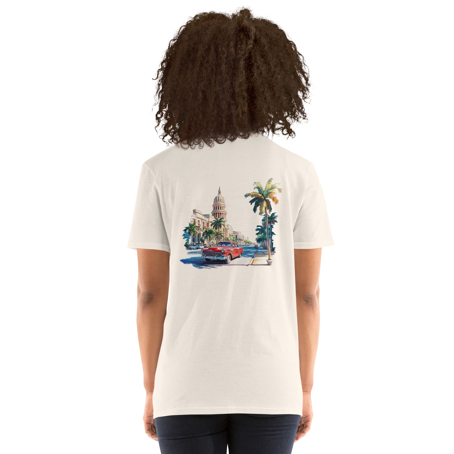 Havana City Back Print Unisex T-Shirt - Swagodin