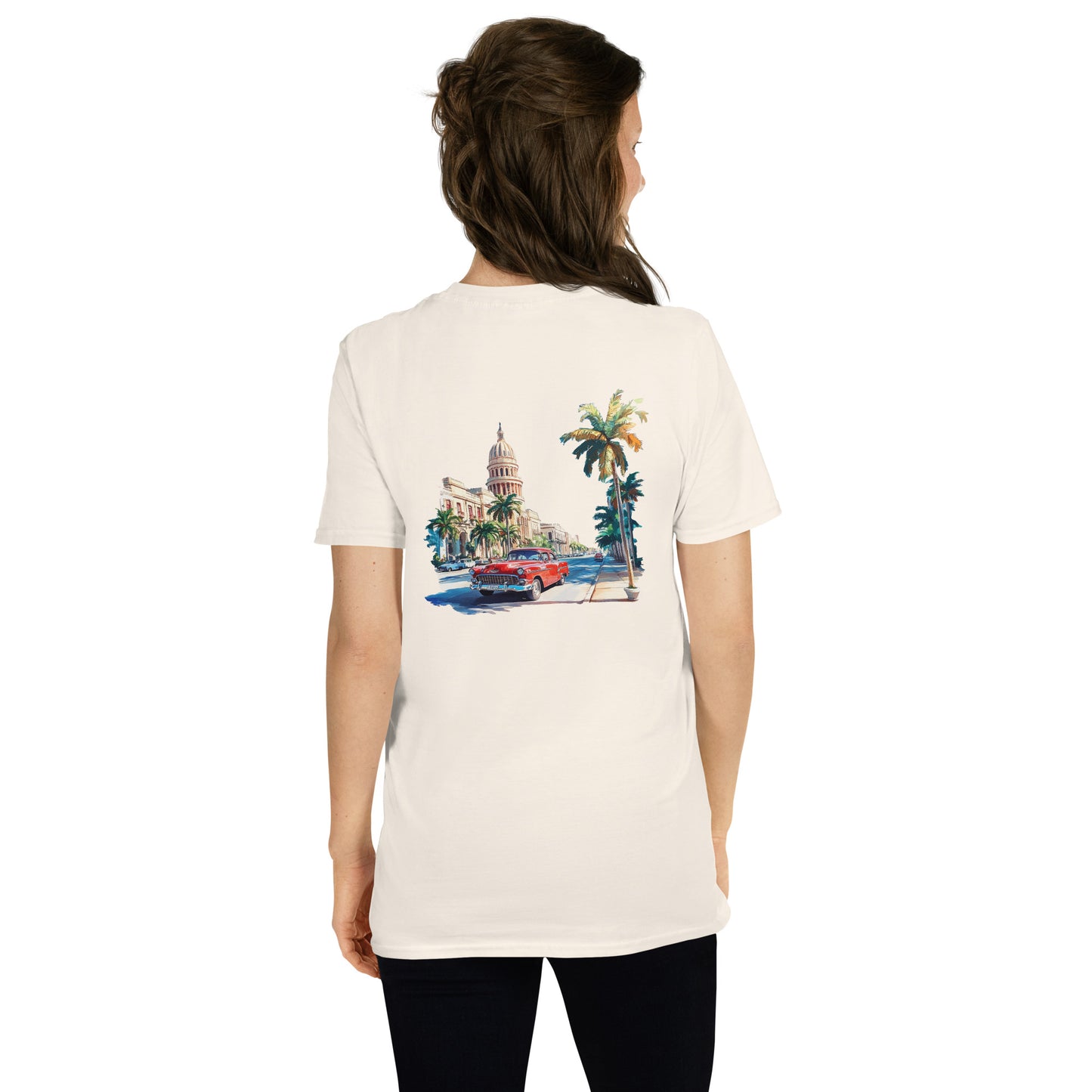 Havana City Back Print Unisex T-Shirt - Swagodin