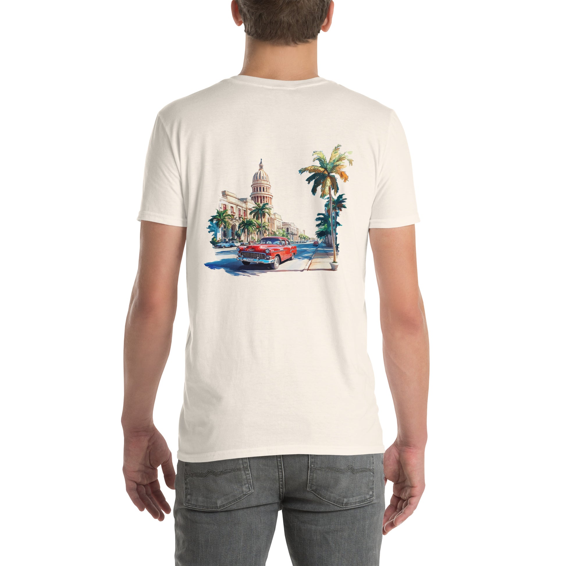 Havana City Back Print Unisex T-Shirt - Swagodin