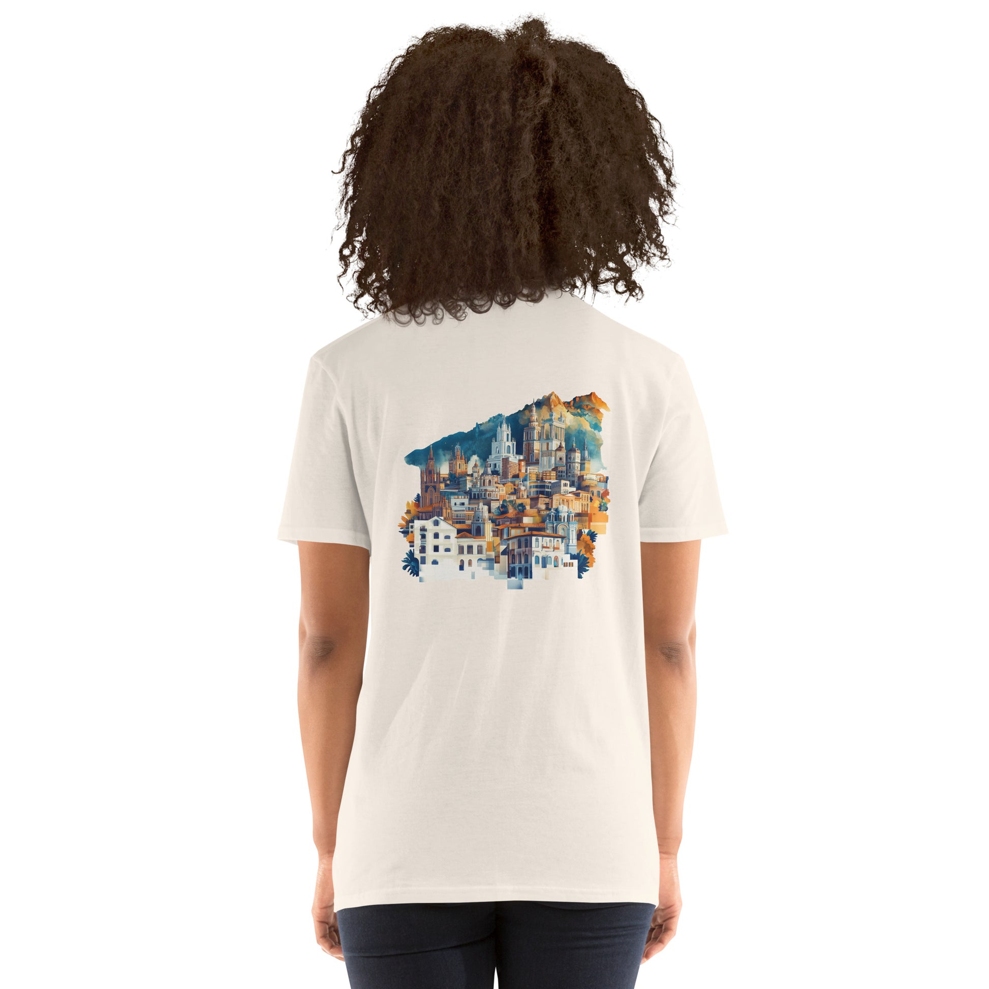 Bogota City Back Print Unisex T-Shirt - Swagodin