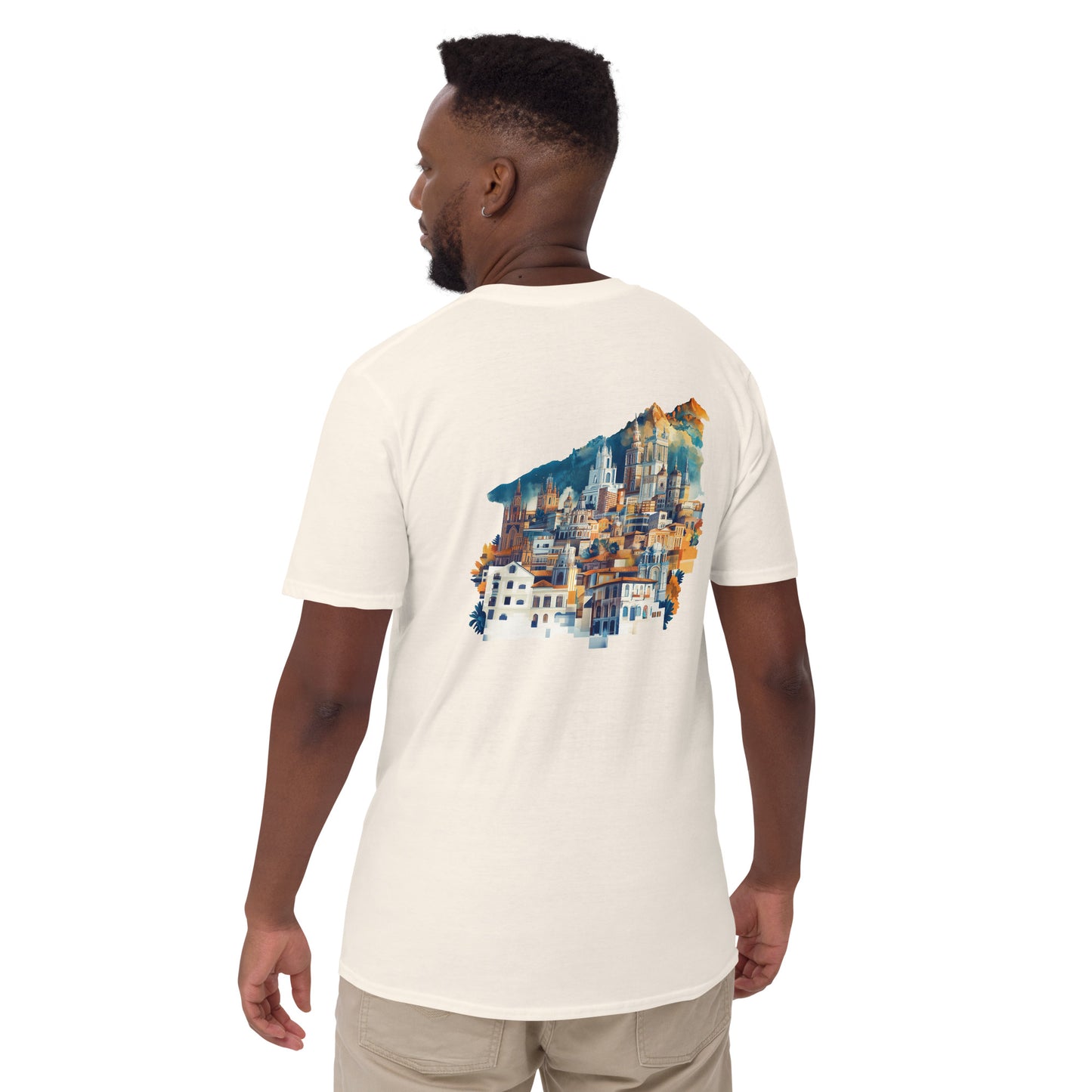 Bogota City Back Print Unisex T-Shirt - Swagodin