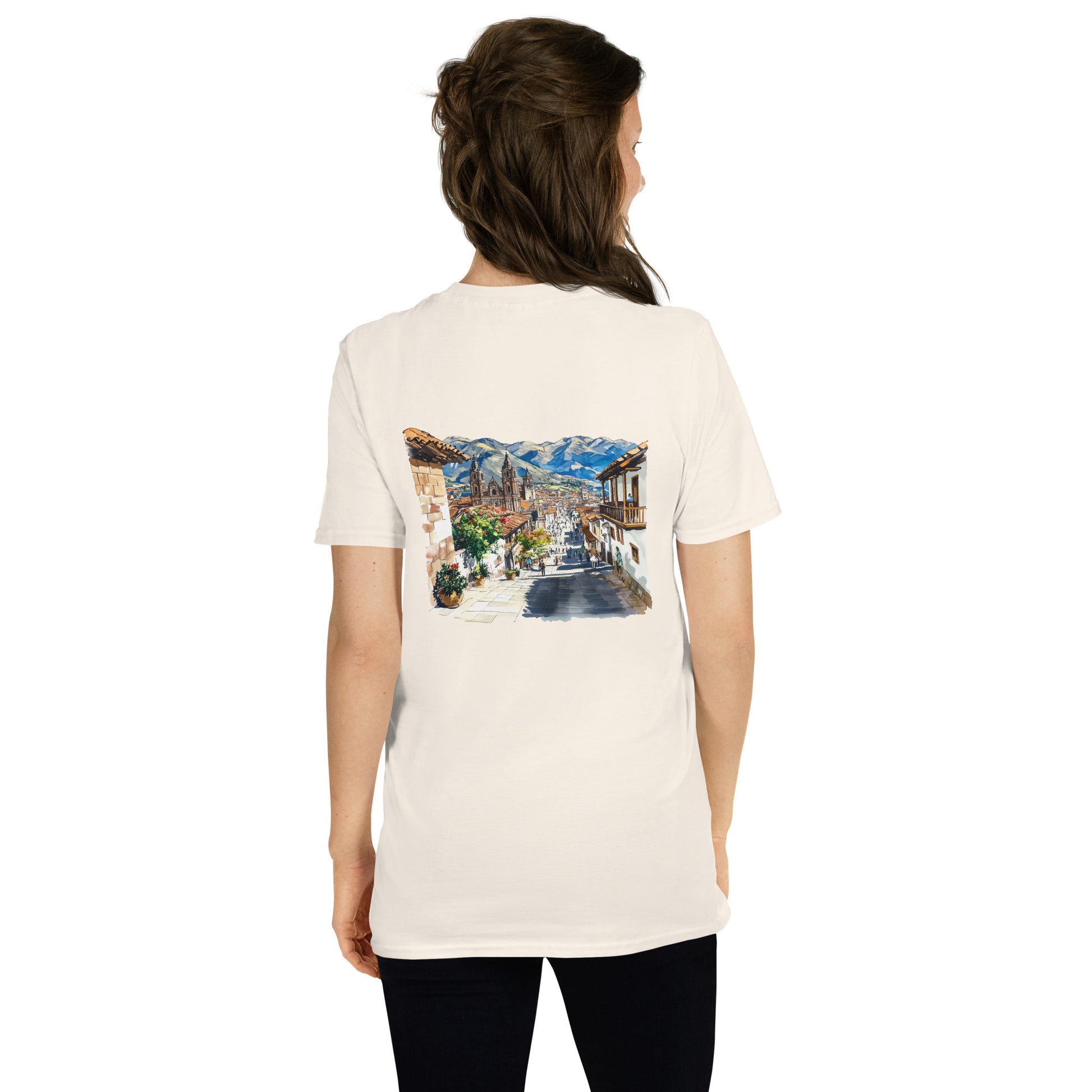 Cusco City Back Print Unisex T-Shirt - Swagodin