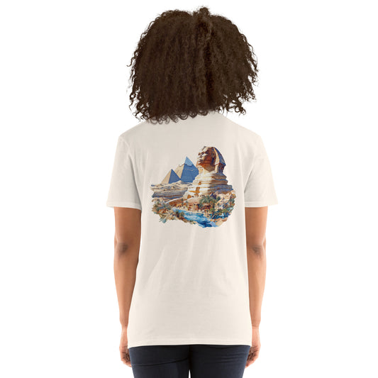 Giza City Back Print Unisex T-Shirt - Swagodin