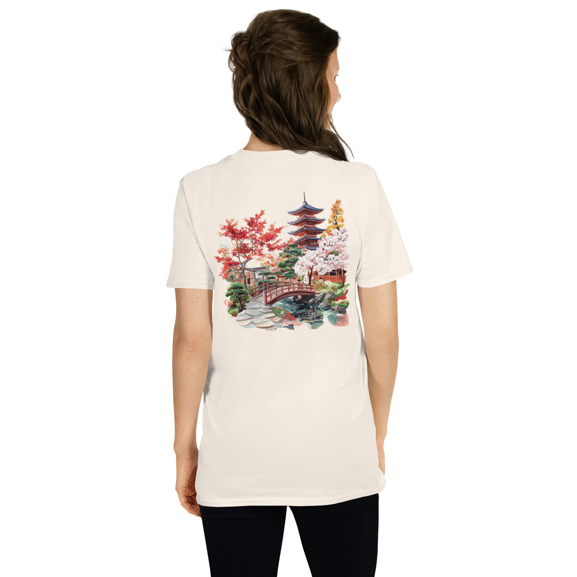 Kyoto City Back Print Unisex T-Shirt - Swagodin