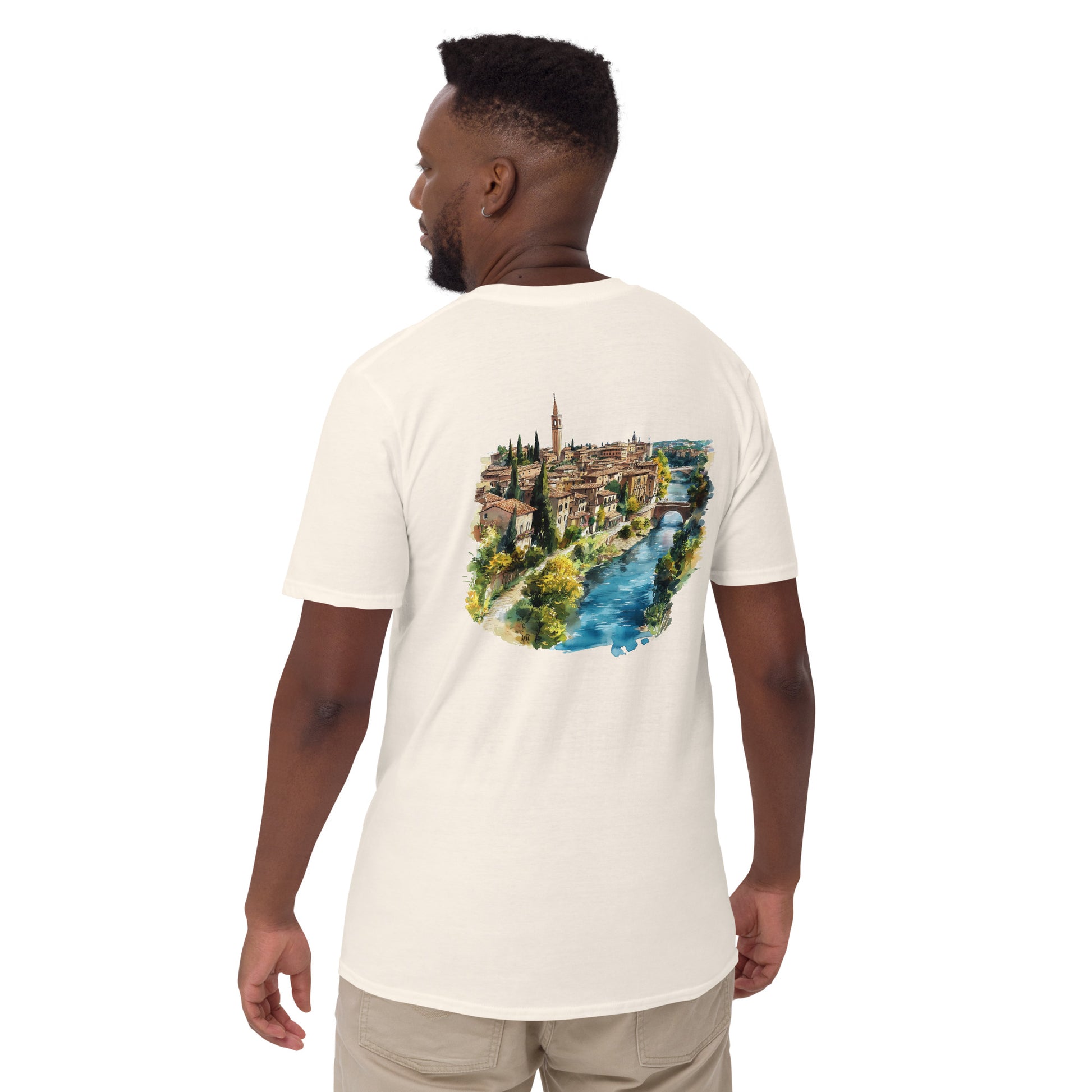 Verona City Back Print Unisex T-Shirt - Swagodin