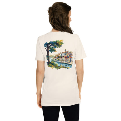 Porto City Back Print Unisex T-Shirt - Swagodin