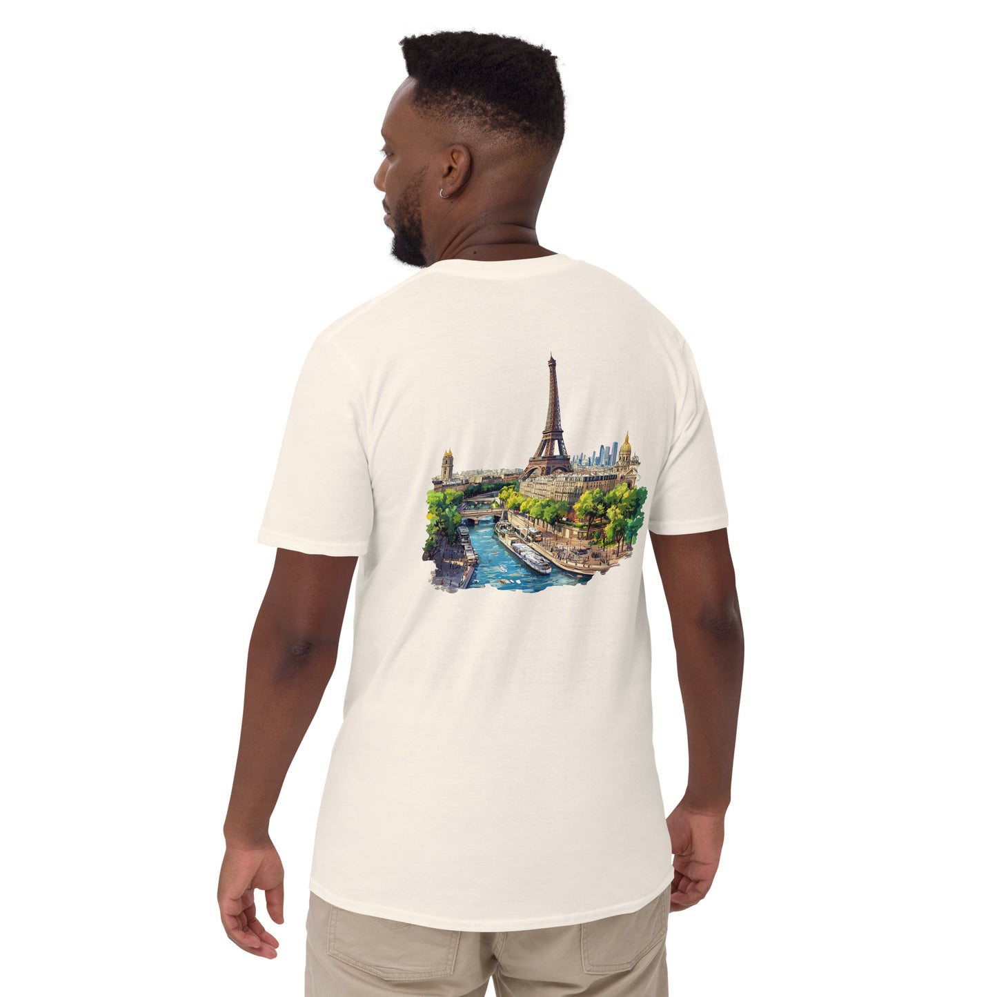 Paris City Back Print Unisex T-Shirt - Swagodin