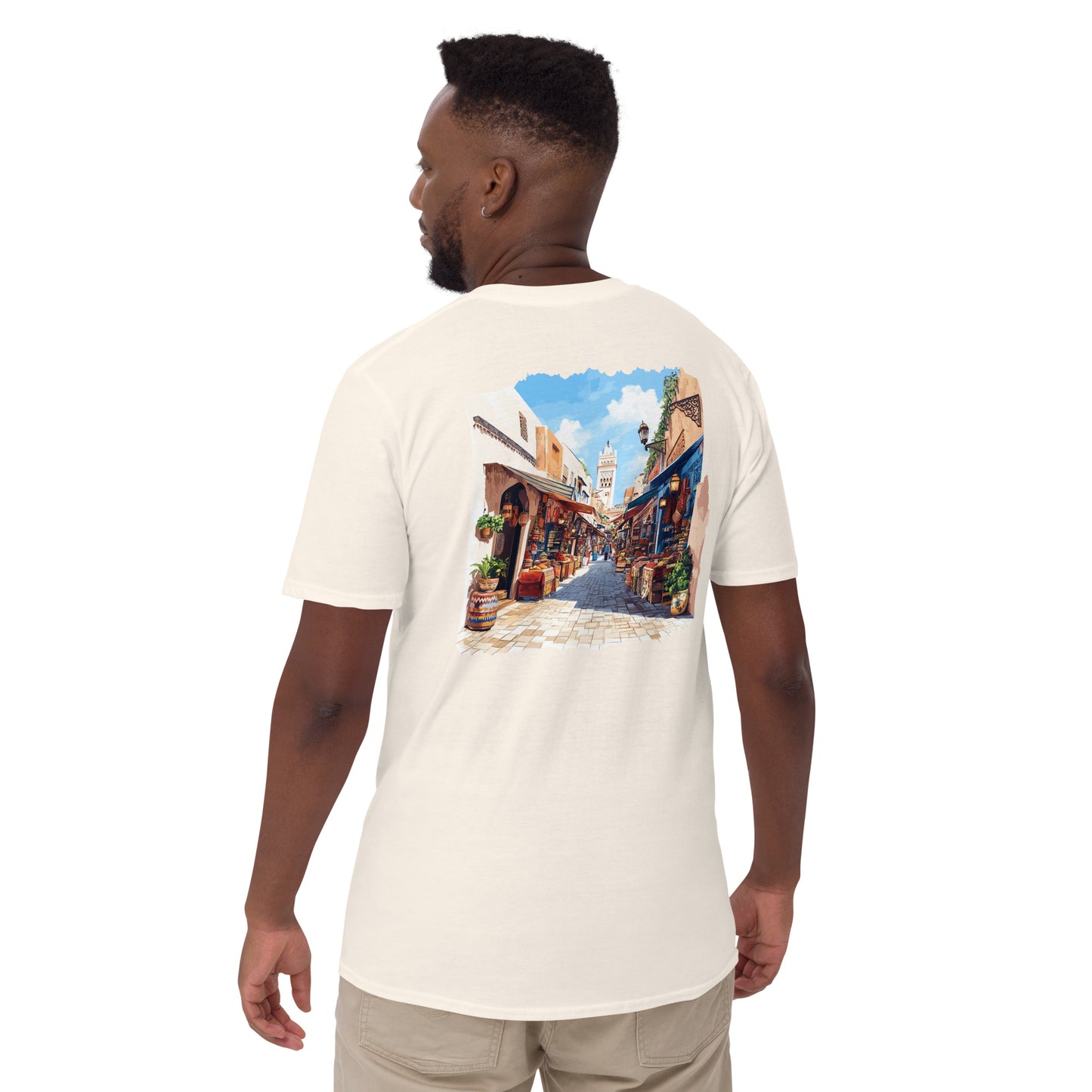 Marrakesh City Back Print Unisex T-Shirt - Swagodin