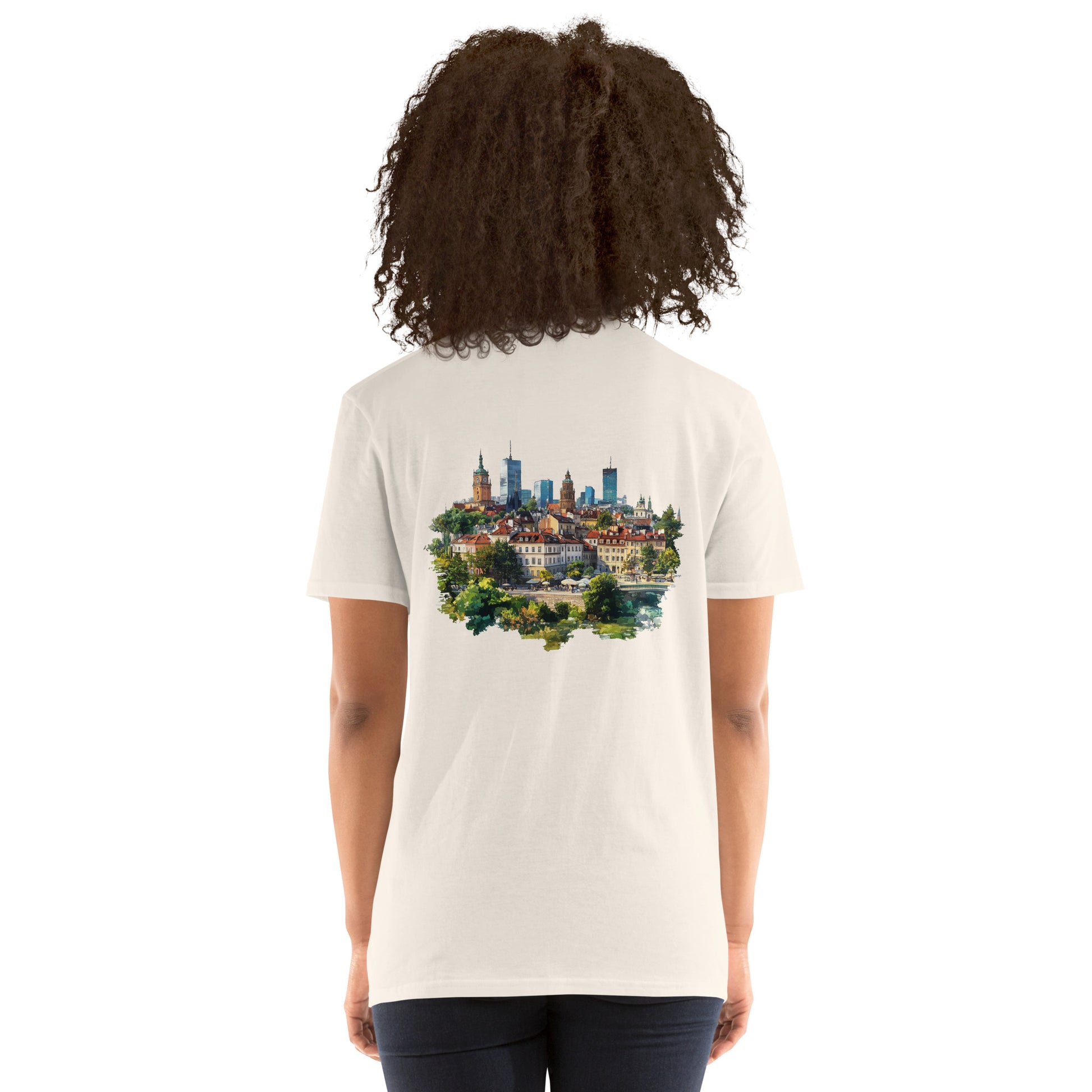 Warsaw City Back Print Unisex T-Shirt - Swagodin