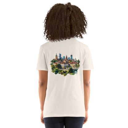 Warsaw City Back Print Unisex T-Shirt - Swagodin