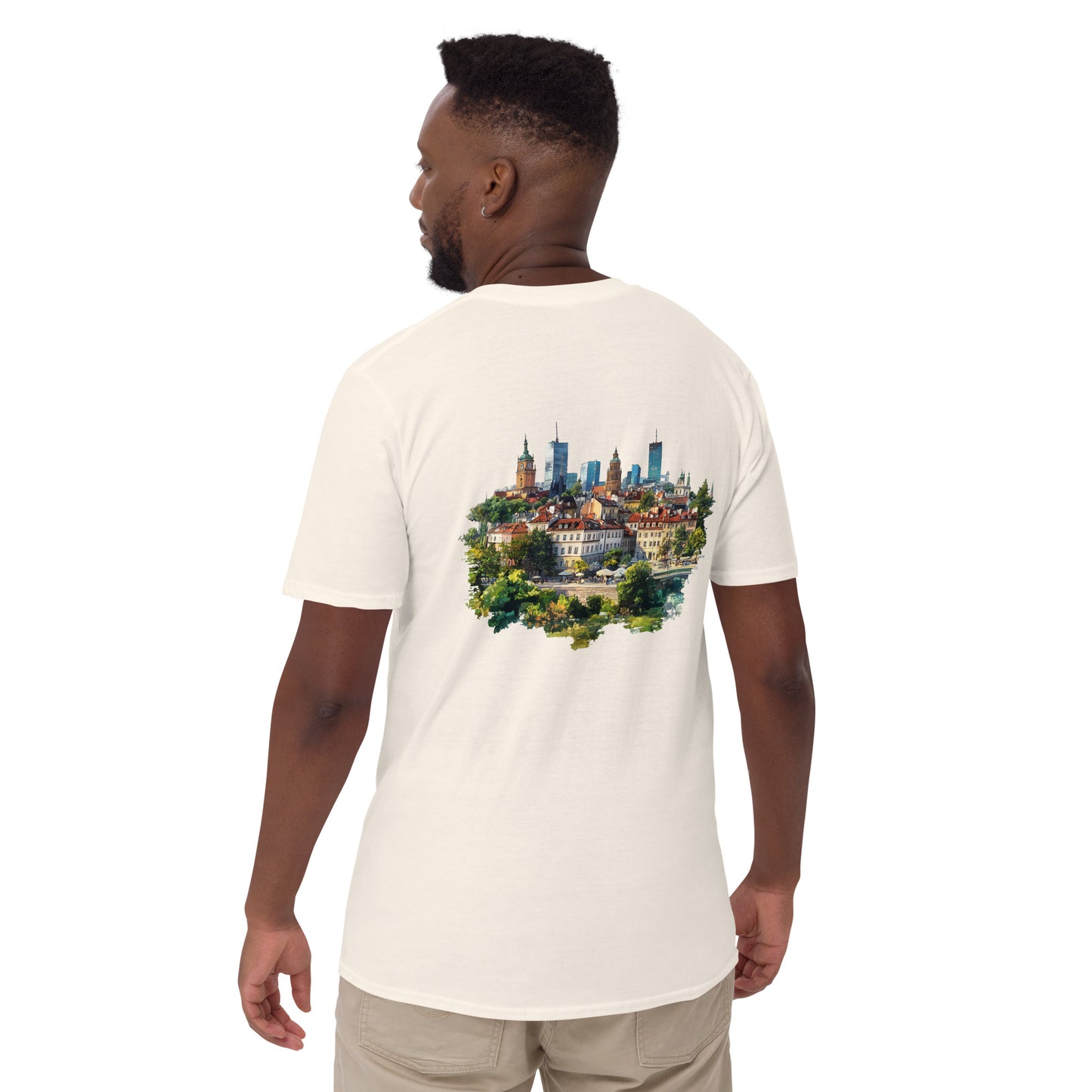 Warsaw City Back Print Unisex T-Shirt - Swagodin