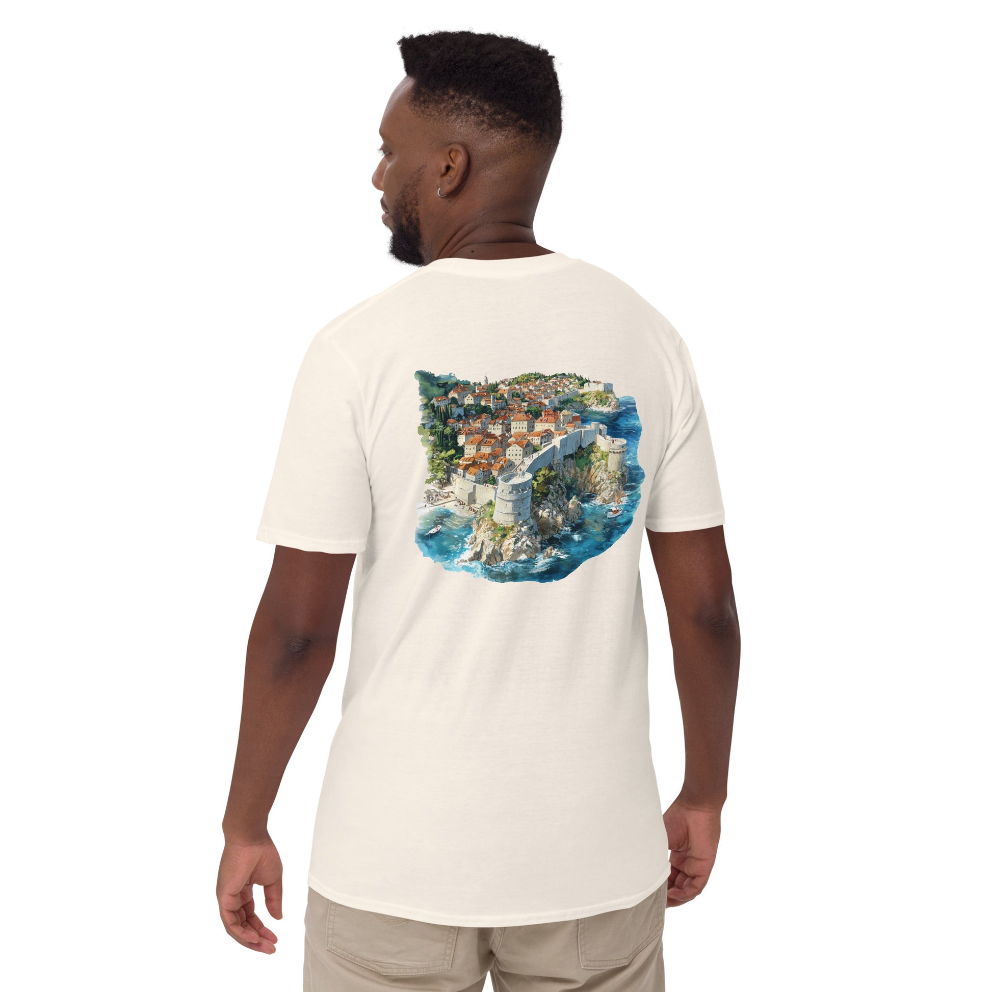 Dubrovnik City Back Print Unisex T-Shirt - Swagodin