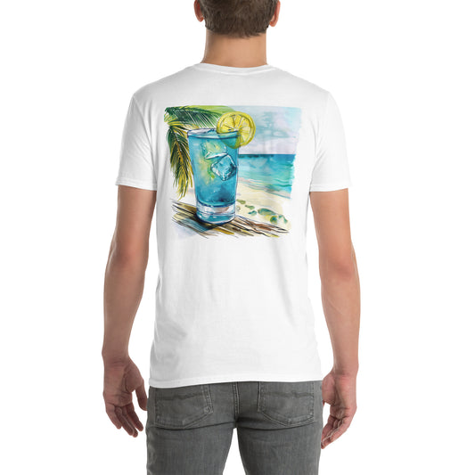 Blue Lagoon Back Print Unisex T-Shirt - Swagodin