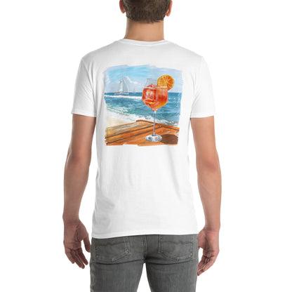 Aperol Spritz Back Print Unisex T-Shirt - Swagodin