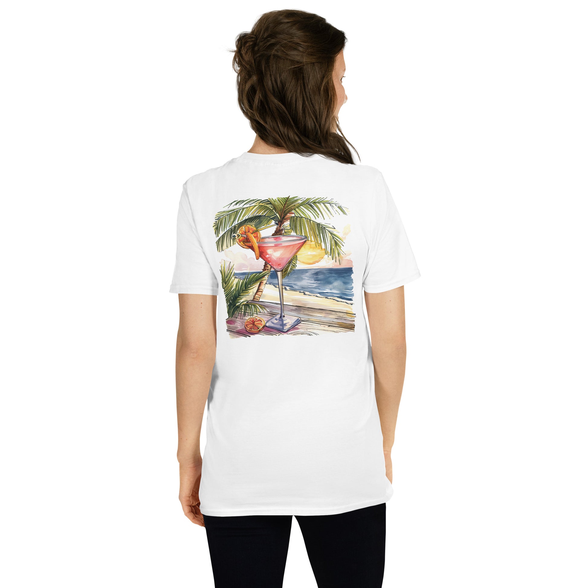 Cosmopolitan Back Print Unisex T-Shirt - Swagodin