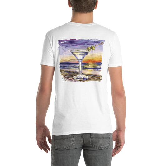 Dry Martini Back Print Unisex T-Shirt - Swagodin