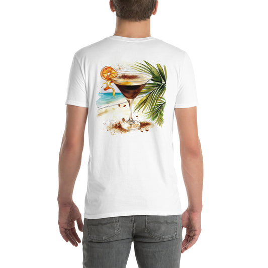 Espresso Martini Back Print Unisex T-Shirt - Swagodin