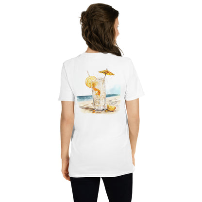 Gin Fizz Back Print Unisex T-Shirt - Swagodin