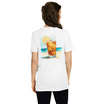 Long Island Ice Tea Back Print Unisex T-Shirt - Swagodin