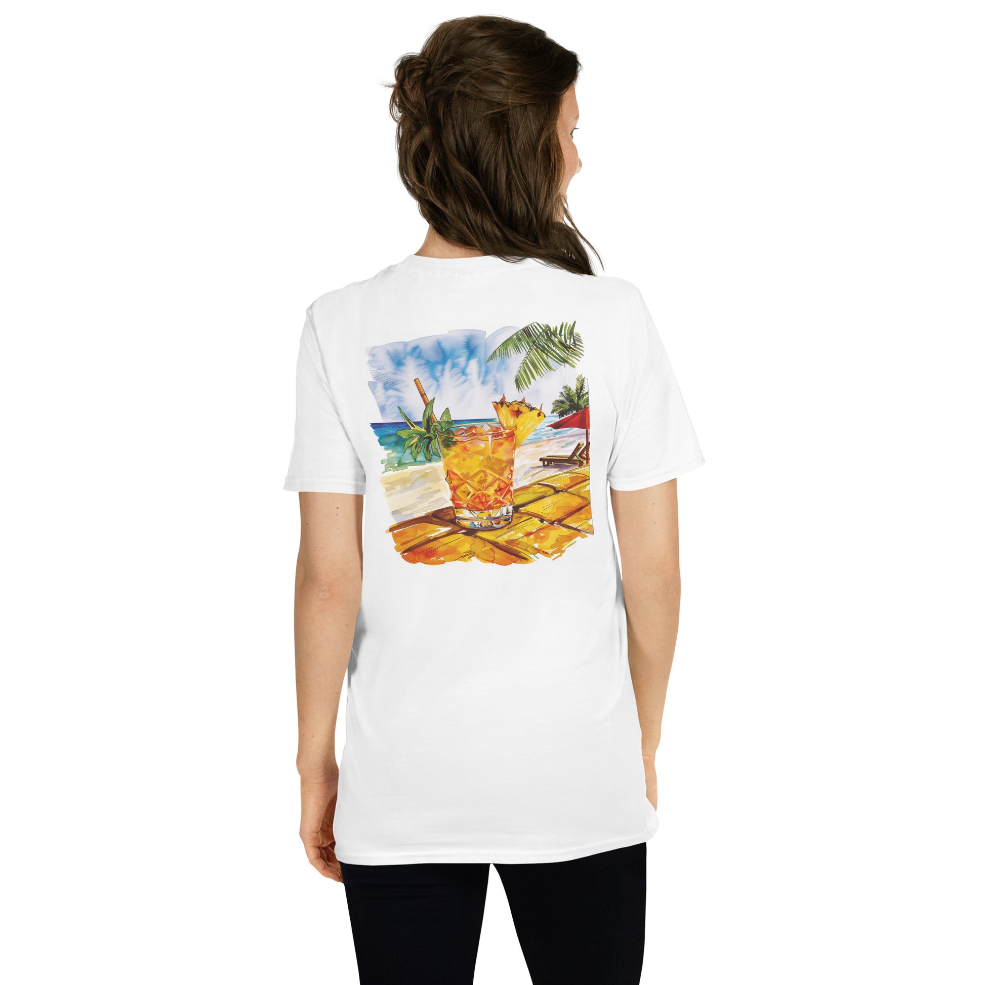 Mai Tai Back Print Unisex T-Shirt - Swagodin