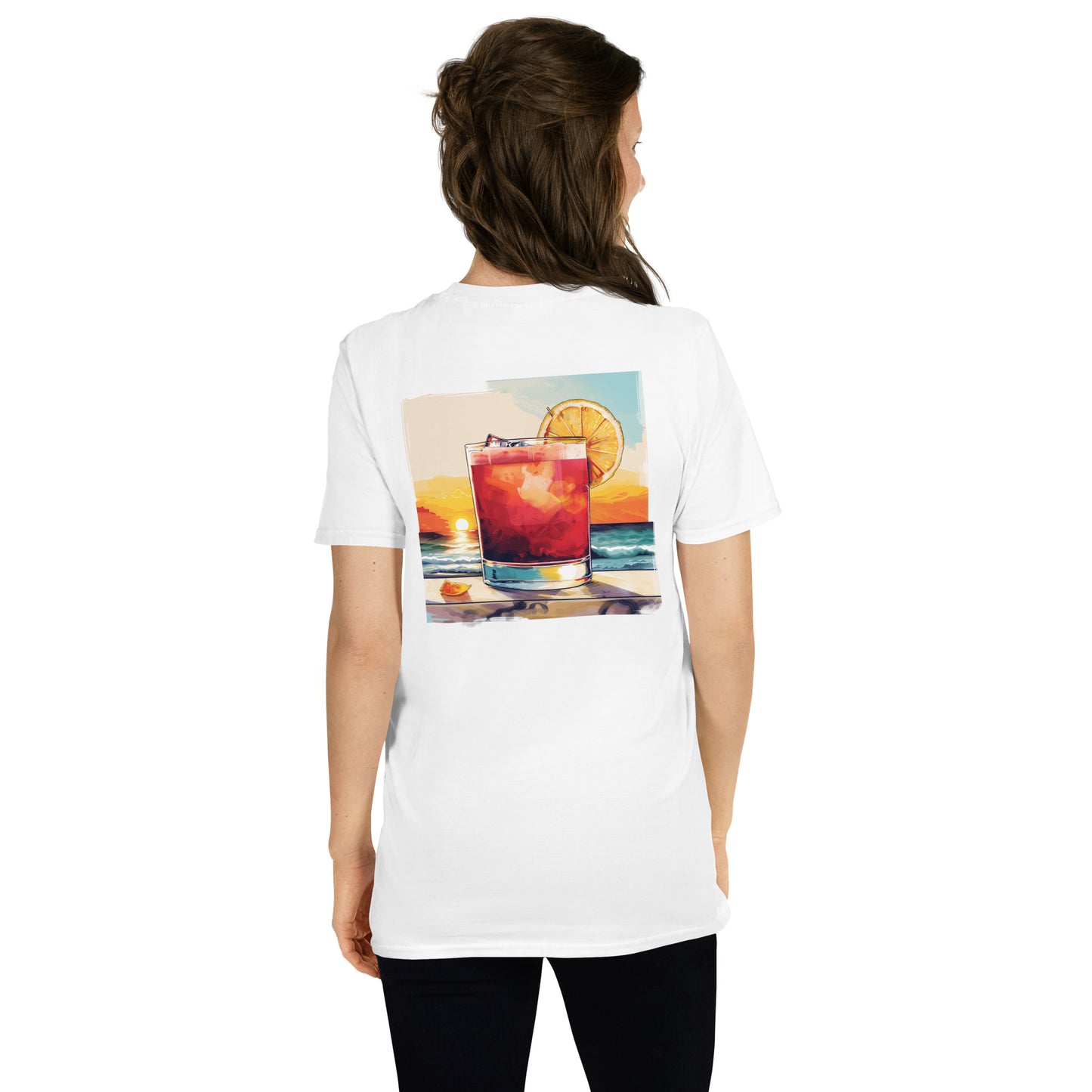 New York Sour Back Print Unisex T-Shirt - Swagodin