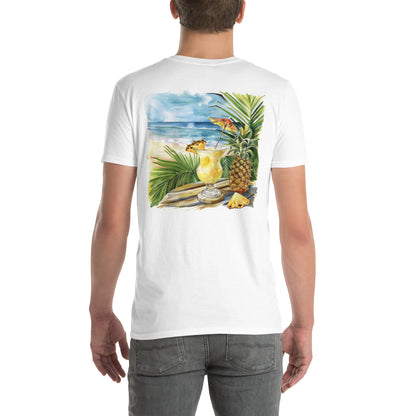 Pina Colada Back Print Unisex T-Shirt - Swagodin