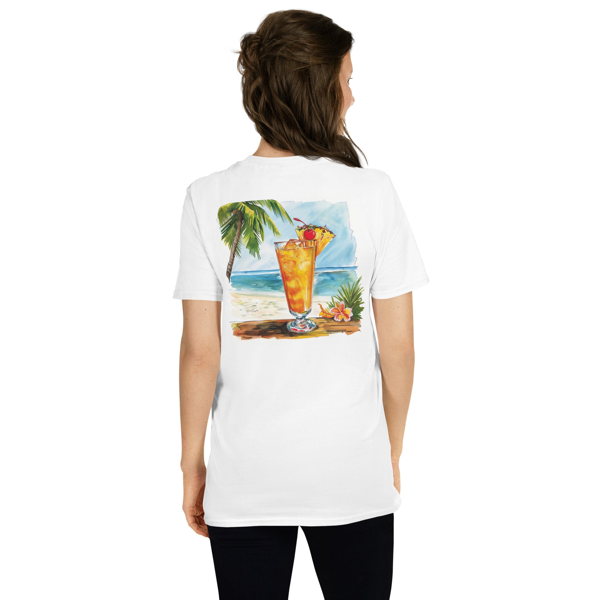 Planter's Punch Back Print Unisex T-Shirt - Swagodin