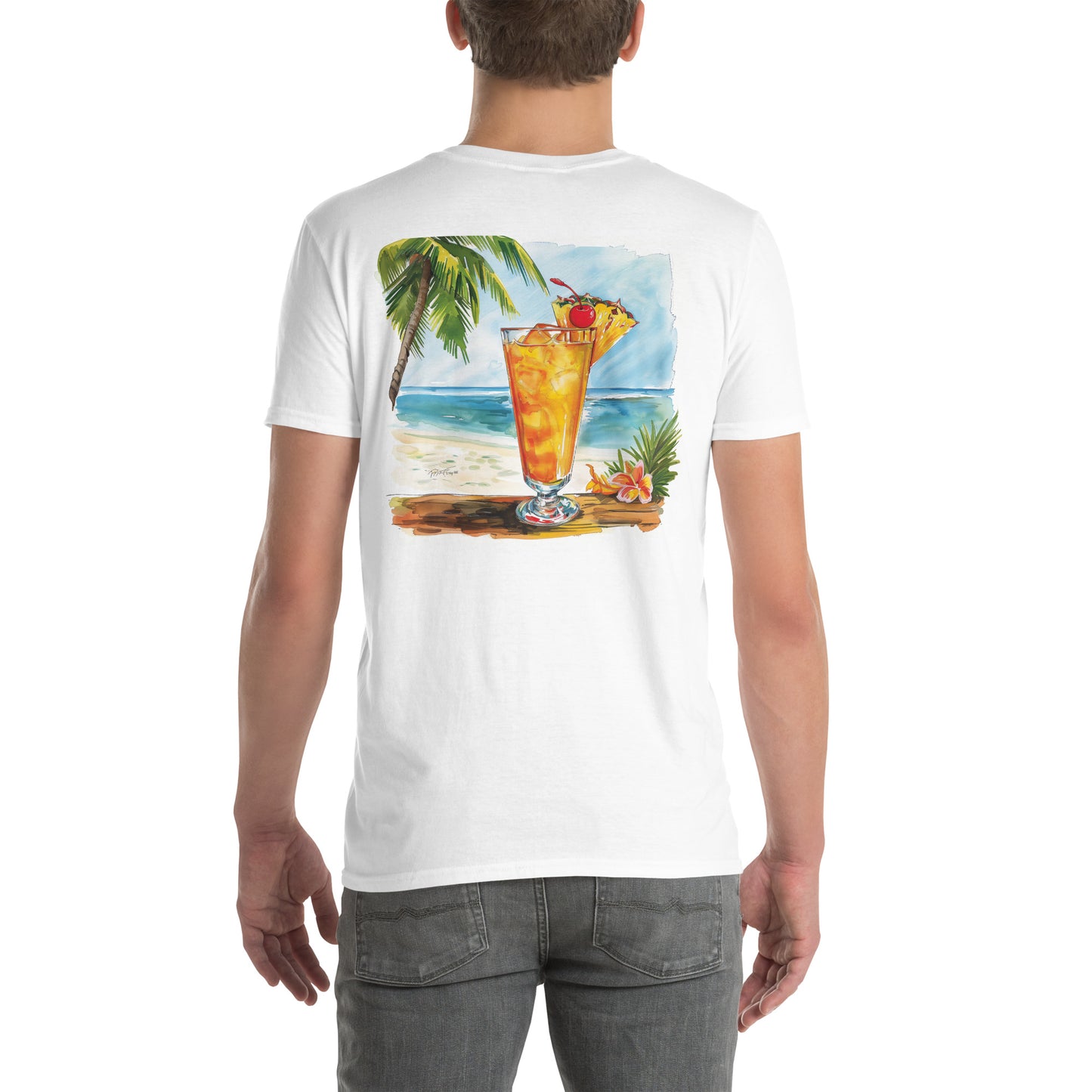 Planter's Punch Back Print Unisex T-Shirt - Swagodin