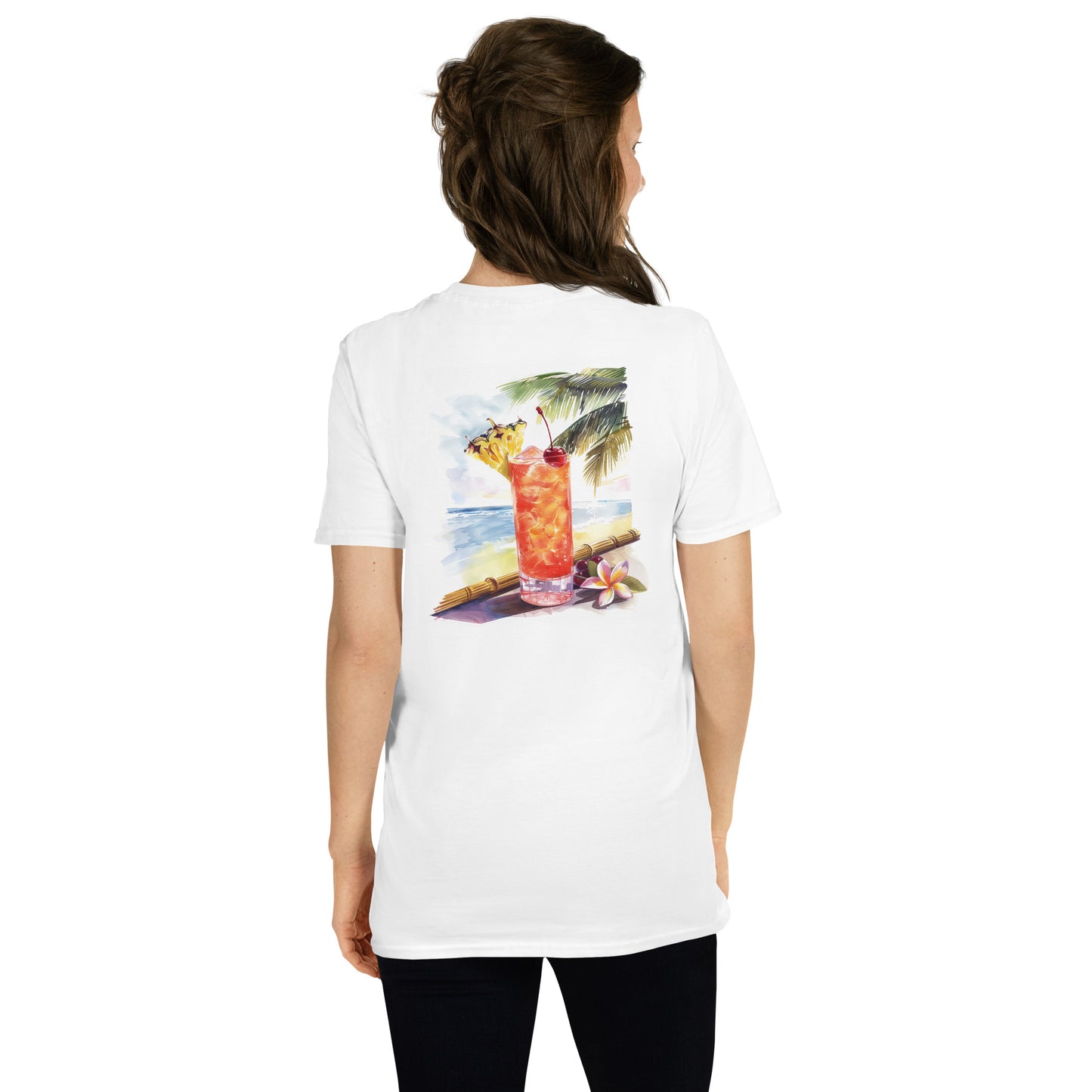 Singapore Sling Back Print Unisex T-Shirt - Swagodin