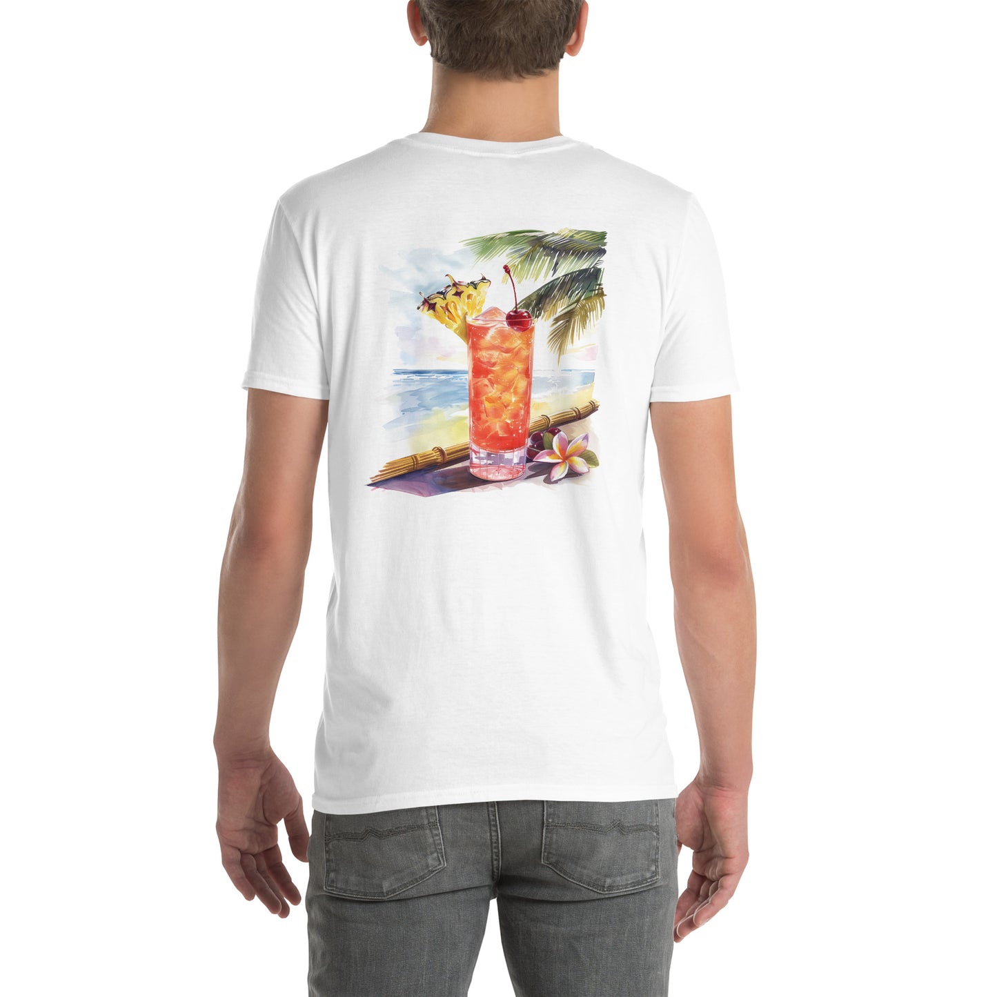 Singapore Sling Back Print Unisex T-Shirt - Swagodin