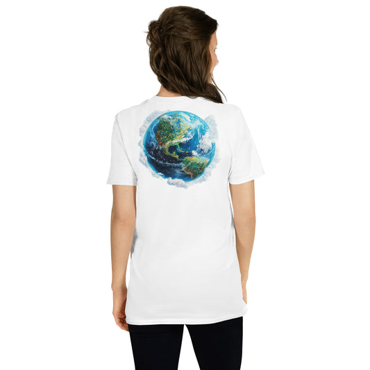 Earth Back Print Unisex T-Shirt - Swagodin