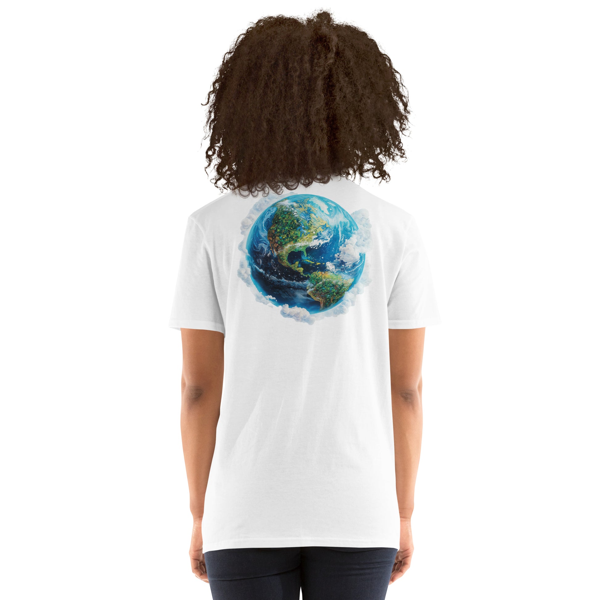 Earth Back Print Unisex T-Shirt - Swagodin