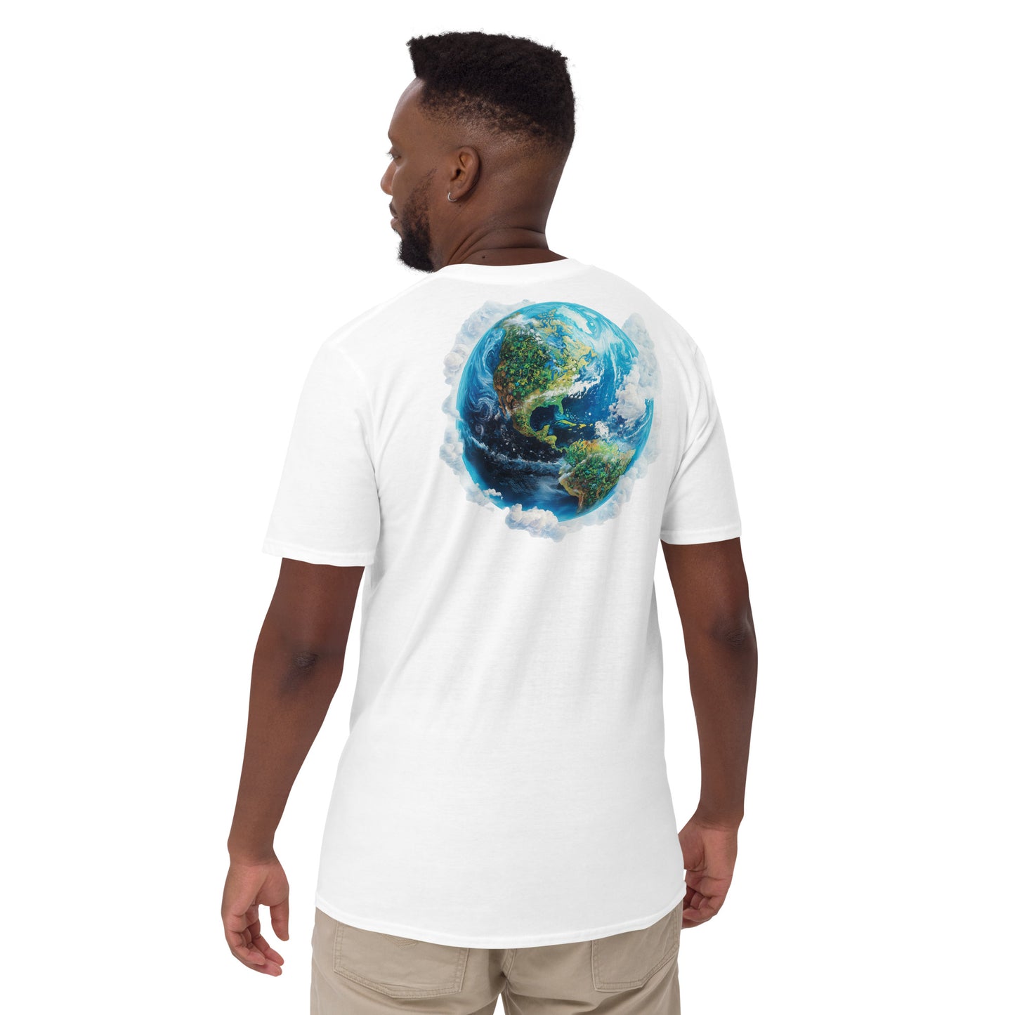 Earth Back Print Unisex T-Shirt - Swagodin