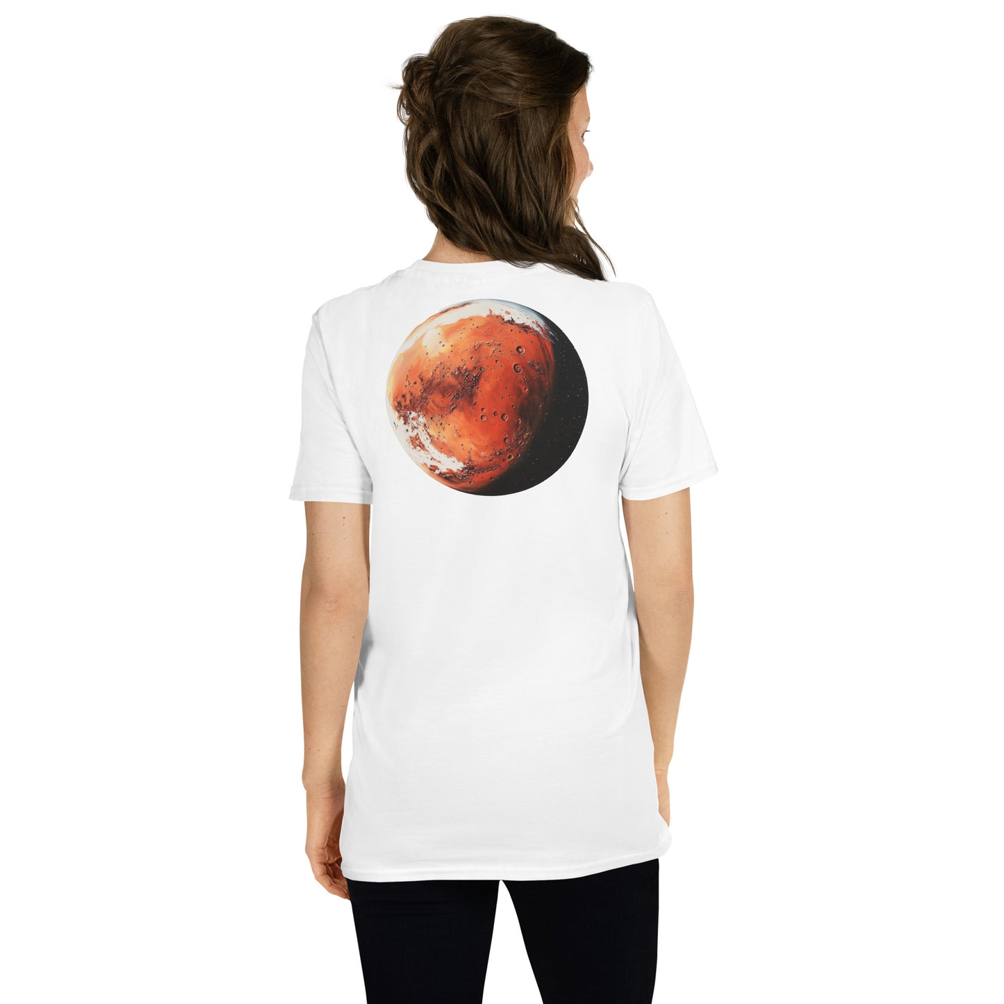 Mars Back Print Unisex T-Shirt - Swagodin