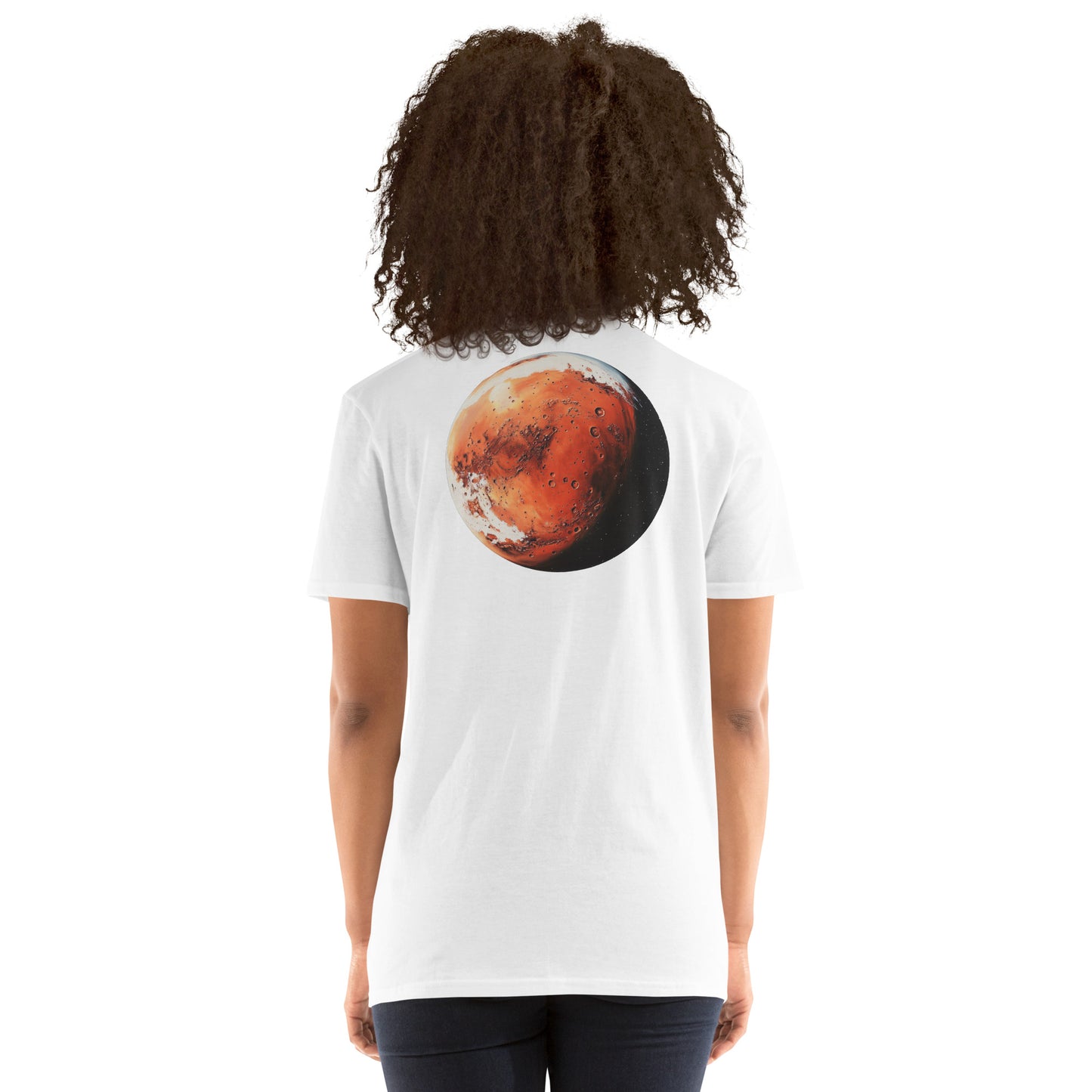 Mars Back Print Unisex T-Shirt - Swagodin