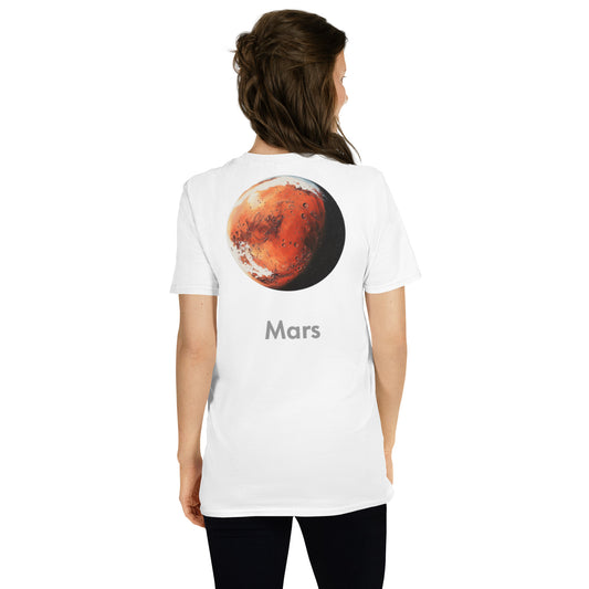 Mars Named Back Print Unisex T-Shirt - Swagodin