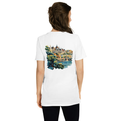 Budapest City Back Print Unisex T-Shirt - Swagodin