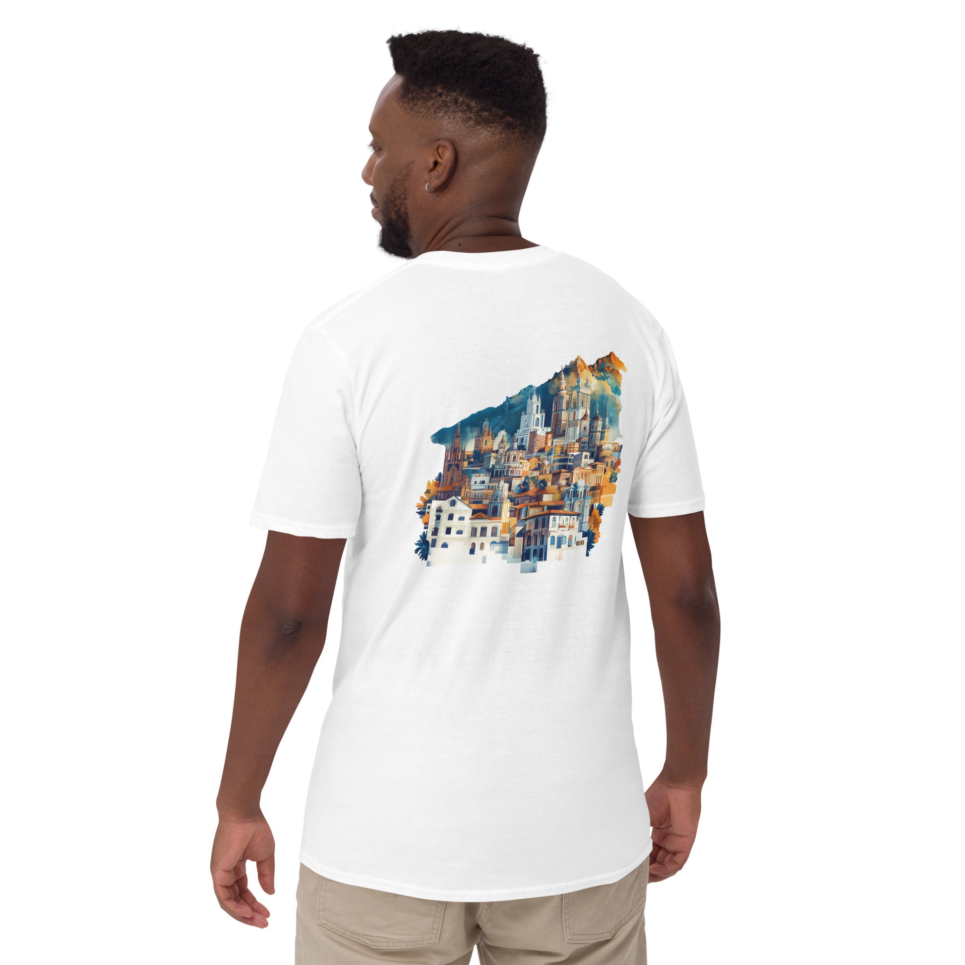 Bogota City Back Print Unisex T-Shirt - Swagodin