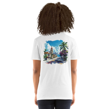 Cartagena City Back Print Unisex T-Shirt - Swagodin