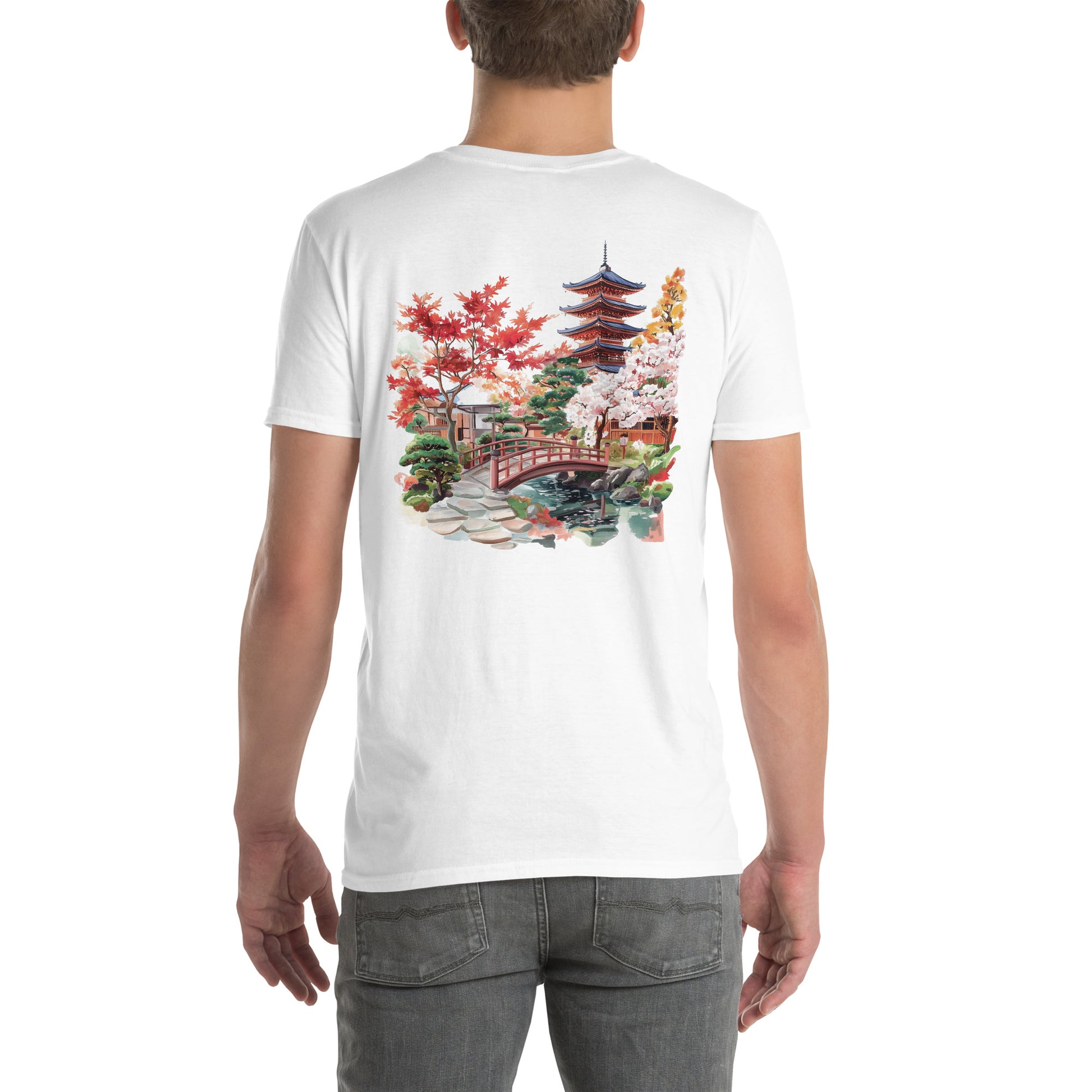 Kyoto City Back Print Unisex T-Shirt - Swagodin