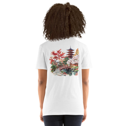 Kyoto City Back Print Unisex T-Shirt - Swagodin