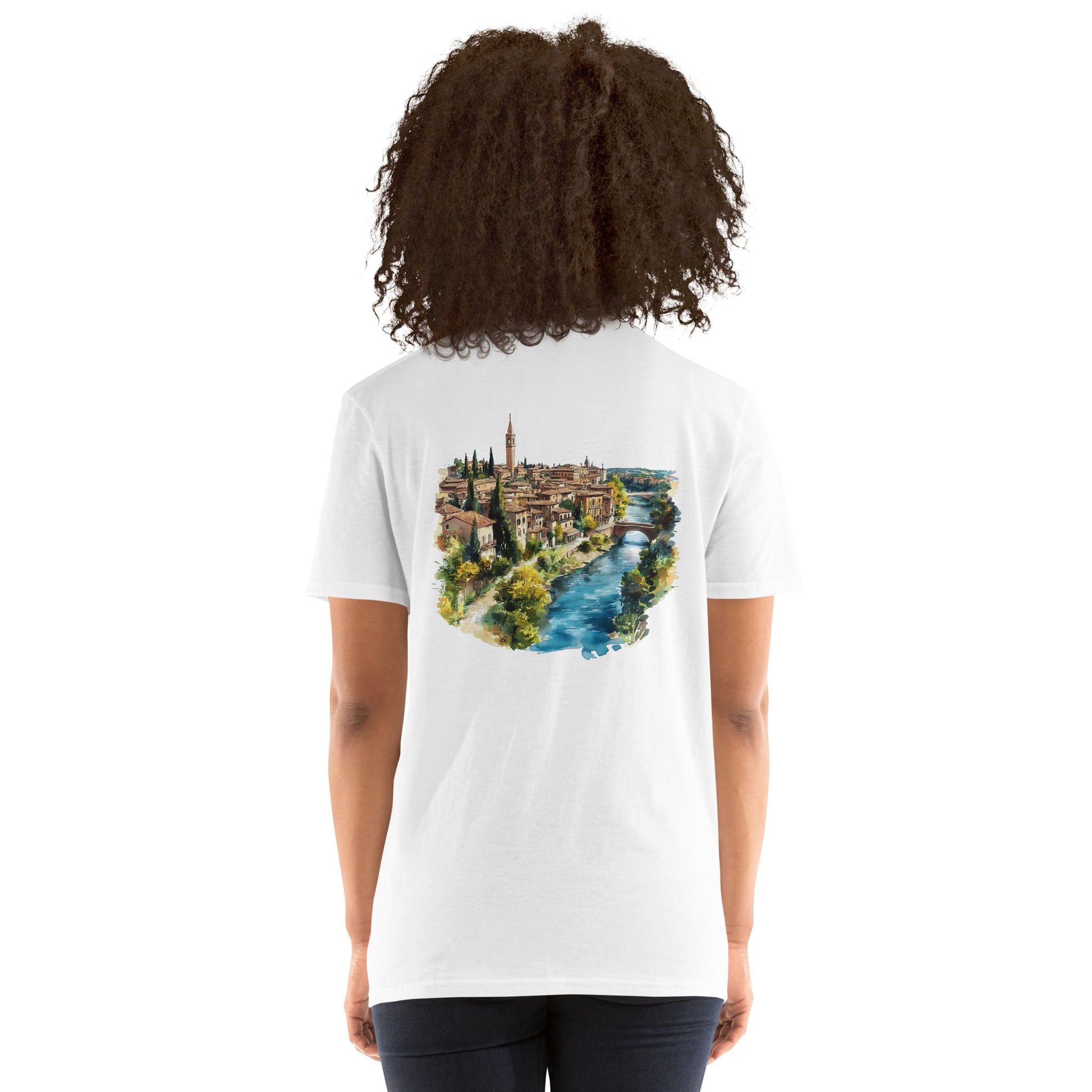 Verona City Back Print Unisex T-Shirt - Swagodin