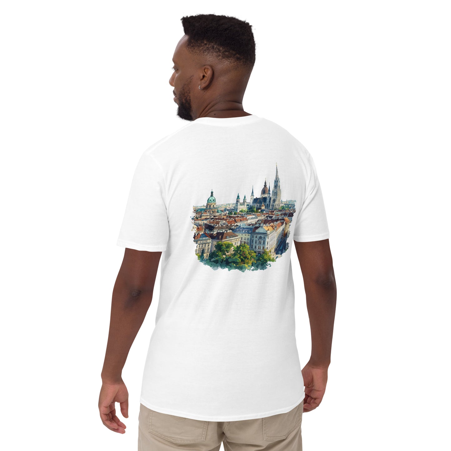 Vienna City Back Print Unisex T-Shirt - Swagodin