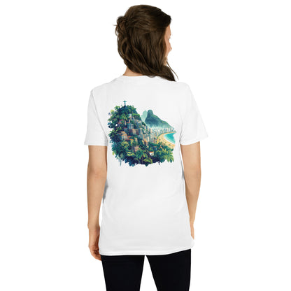 Rio de Janerio City Back Print Unisex T-Shirt - Swagodin