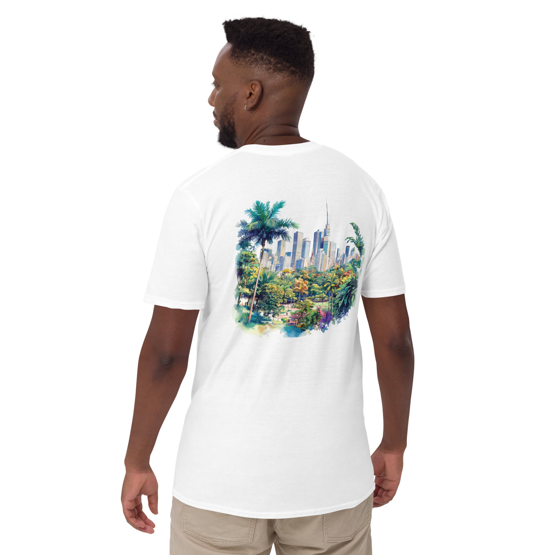 Sao Paolo City Back Print Unisex T-Shirt - Swagodin