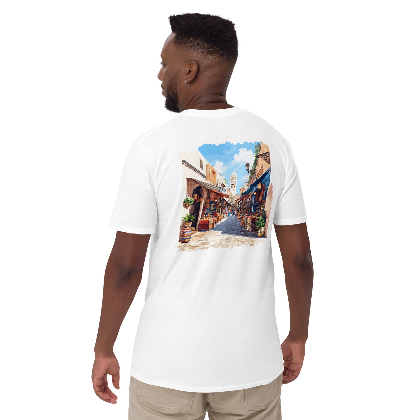 Marrakesh City Back Print Unisex T-Shirt - Swagodin