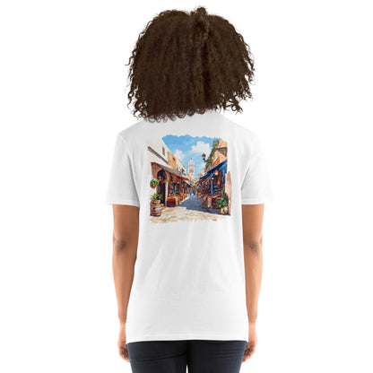 Marrakesh City Back Print Unisex T-Shirt - Swagodin