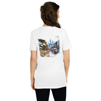 Bangkok City Back Print Unisex T-Shirt - Swagodin