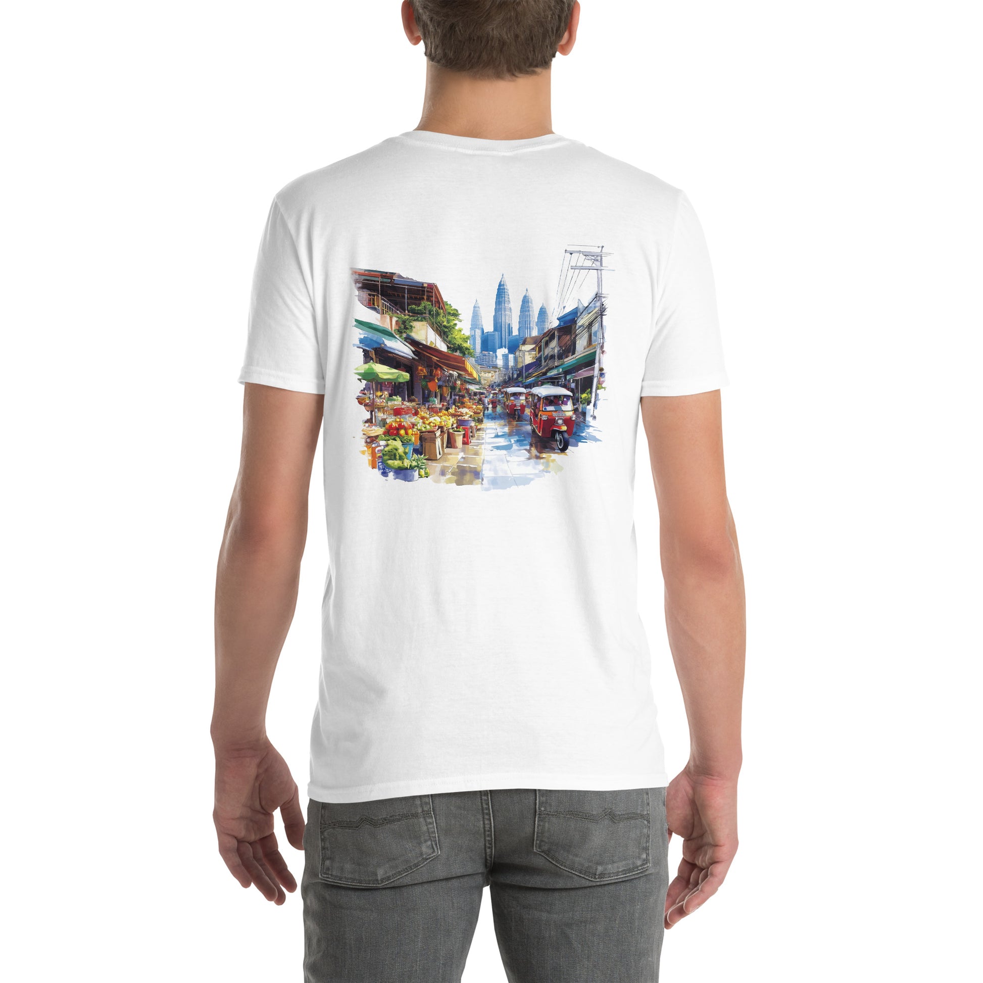 Bangkok City Back Print Unisex T-Shirt - Swagodin